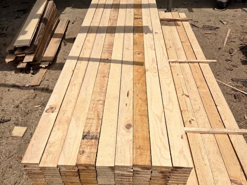 Madera dimensionada y habilitada en cortes a medida